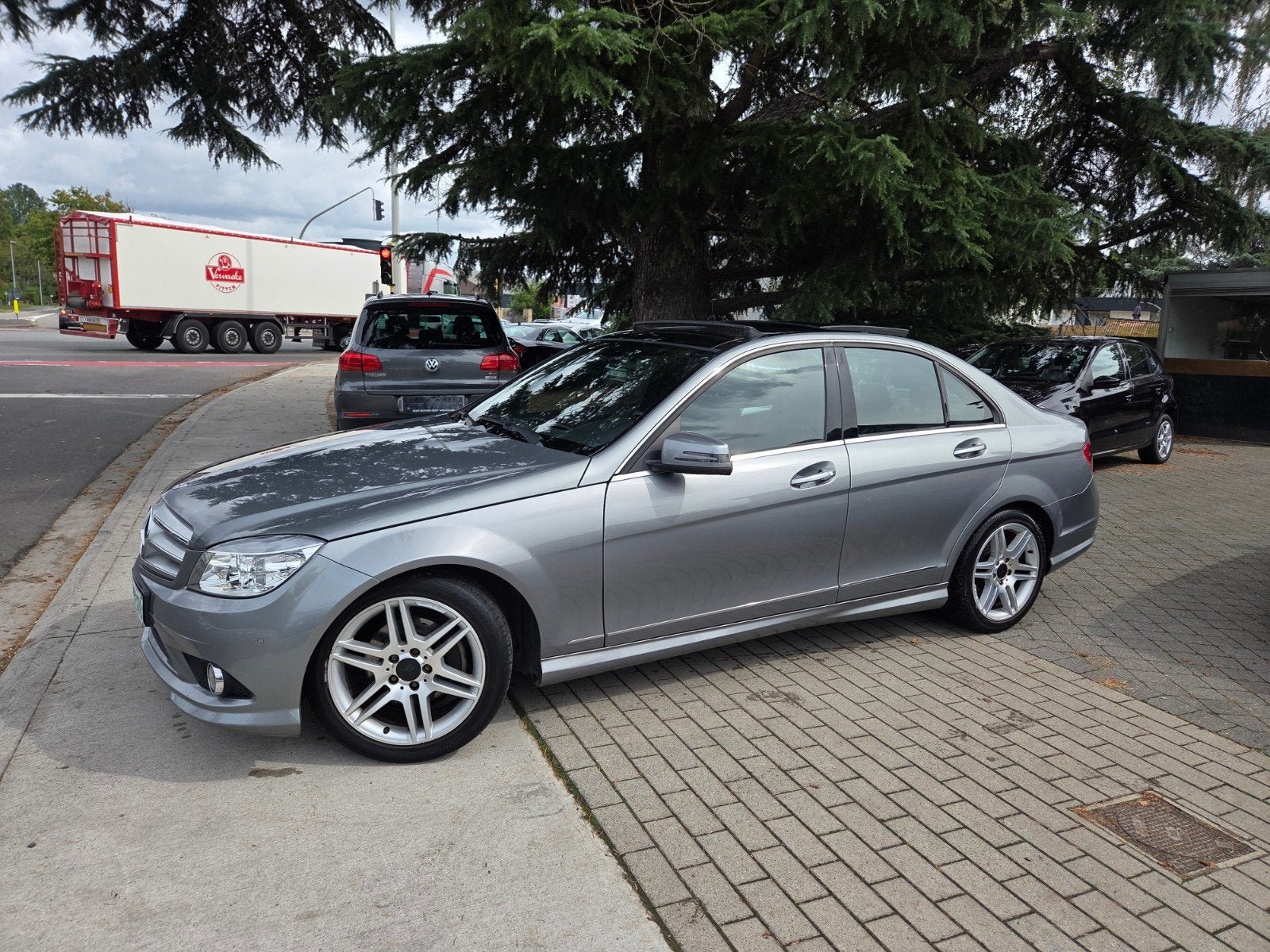 Mercedes C220 163PK 2010 145.000KM AMG LINE PANODAK LEDER, Autos, Cuir, Achat, 4 portes, Entreprise