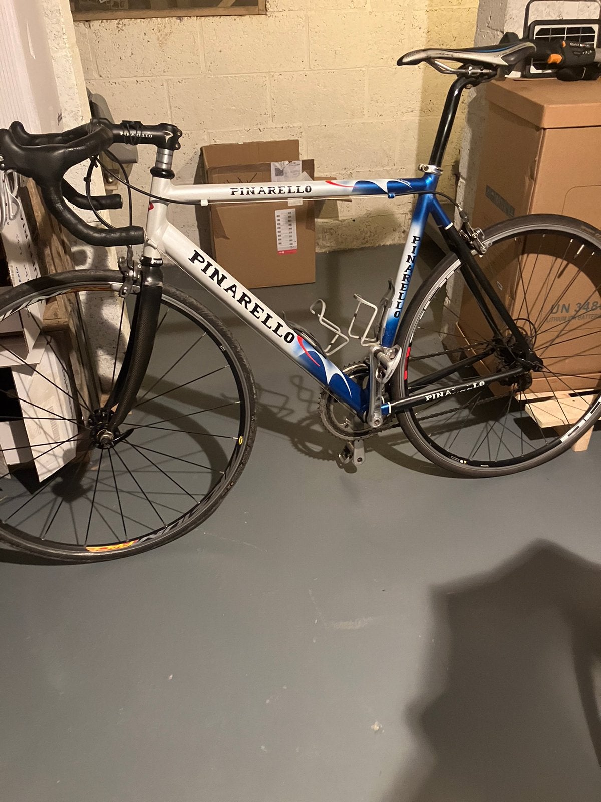 Pinarello van 1993, Fietsen en Brommers, Fietsen | Racefietsen, Gebruikt, Heren, Overige merken, 15 tot 20 versnellingen, Velgrem