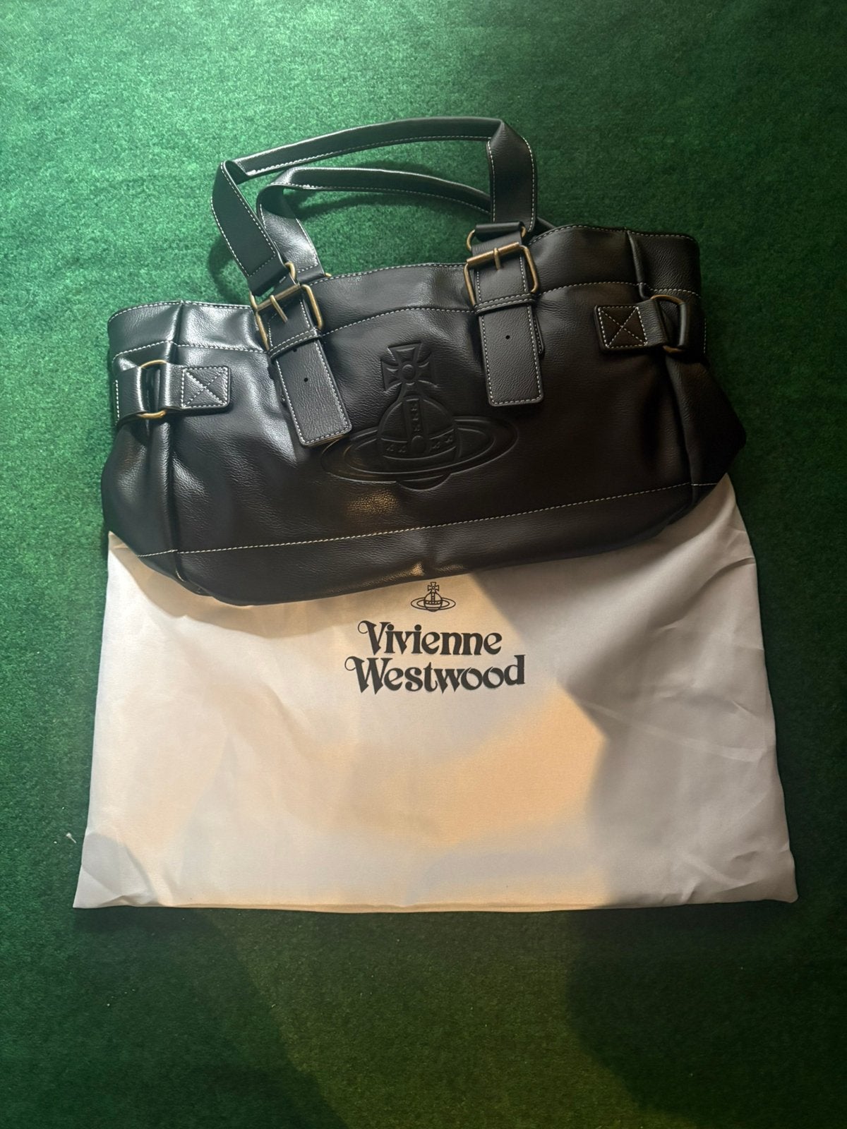 Sac à main viveenne vestwood, Enlèvement ou Envoi, Comme neuf, Noir, Sac à main