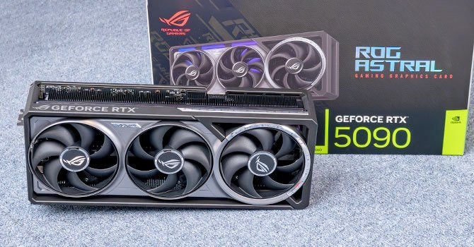 Nvidia rtx5090 Asus Astral 32GB, Ophalen, Zo goed als nieuw, Nvidia, HDMI