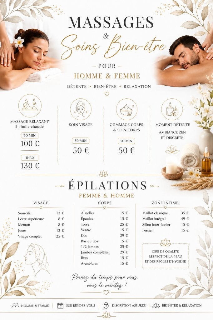 Massage & soin 🌸, Ontspanningsmassage