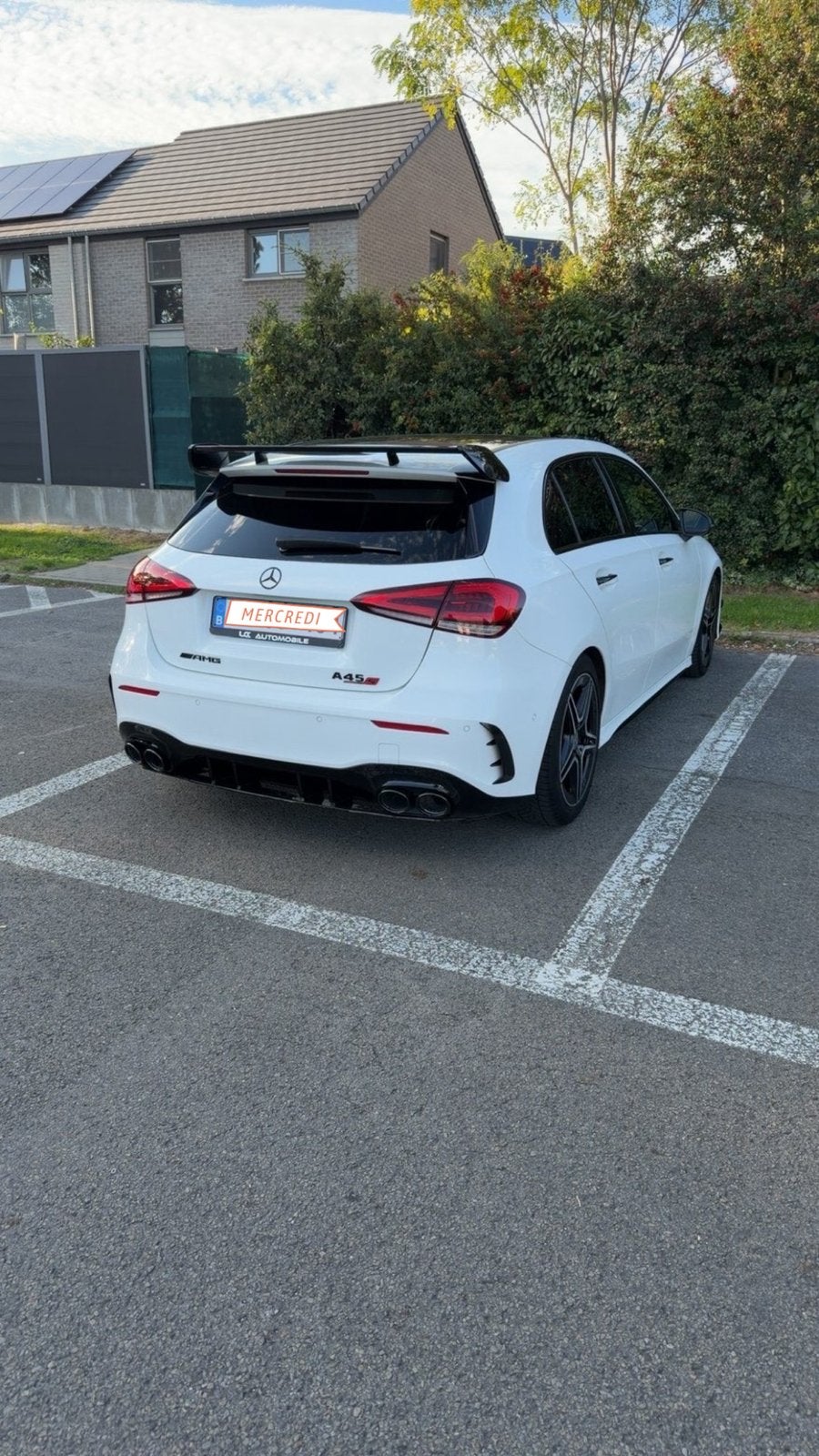 Mercedes a200d pack a45s amg, Autos, Euro 6, Noir, 5 portes, Automatique