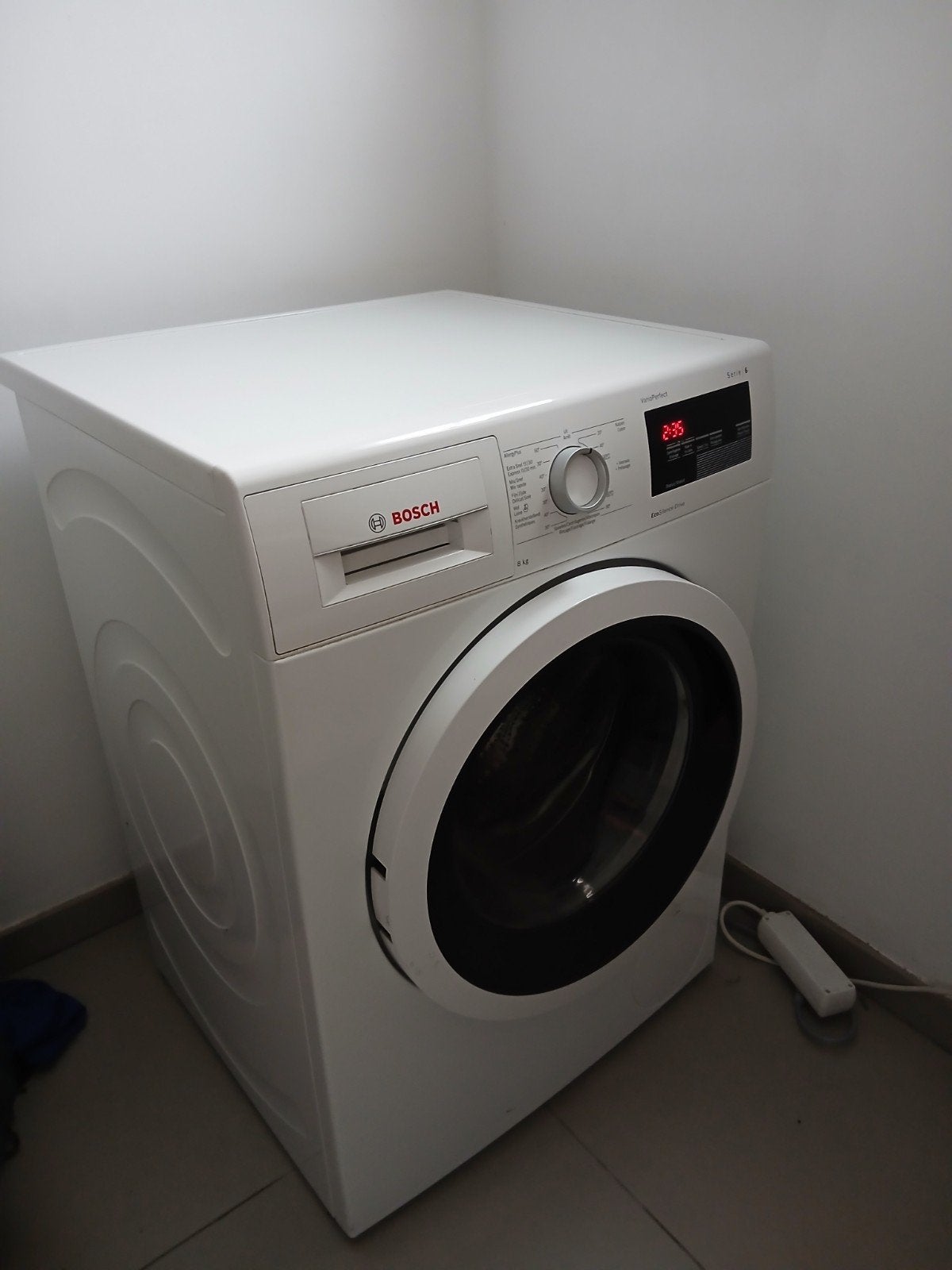 Machine à laver Bosch série 6 8 kg WAT283V3FG, 1200 à 1600 tours, Enlèvement, 8 à 10 kg, Classe énergétique A ou plus économe