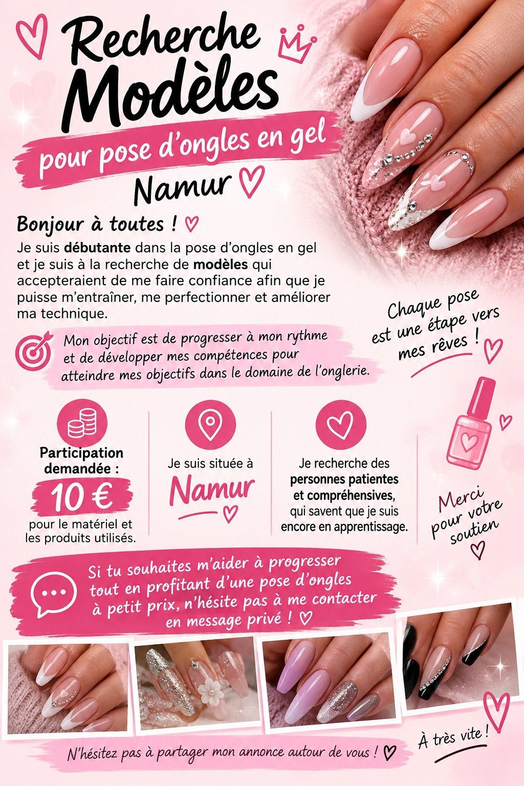 ongle en gel, Bijoux, Sacs & Beauté, Enlèvement ou Envoi