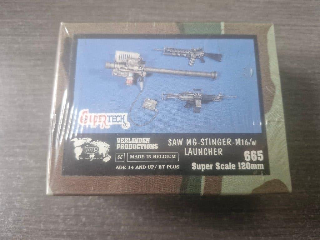Verlinden Super Scale 120mm SAW MG-Stinger M16/w Launcher, Ophalen of Verzenden, Nieuw, Groter dan 1:32