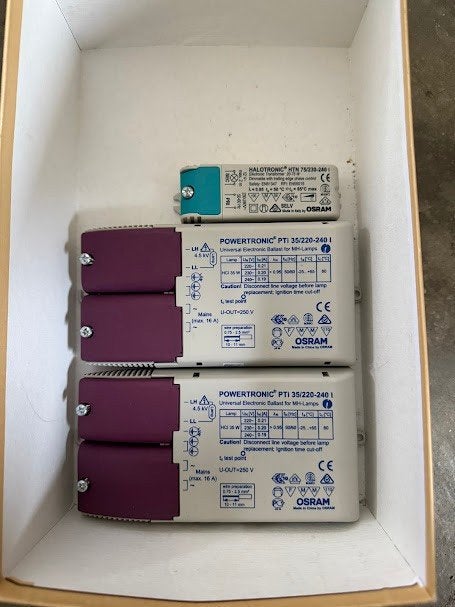 Osram Powertronic PTI 35/220-240W Ballast Set van 2, Verzenden, Zo goed als nieuw