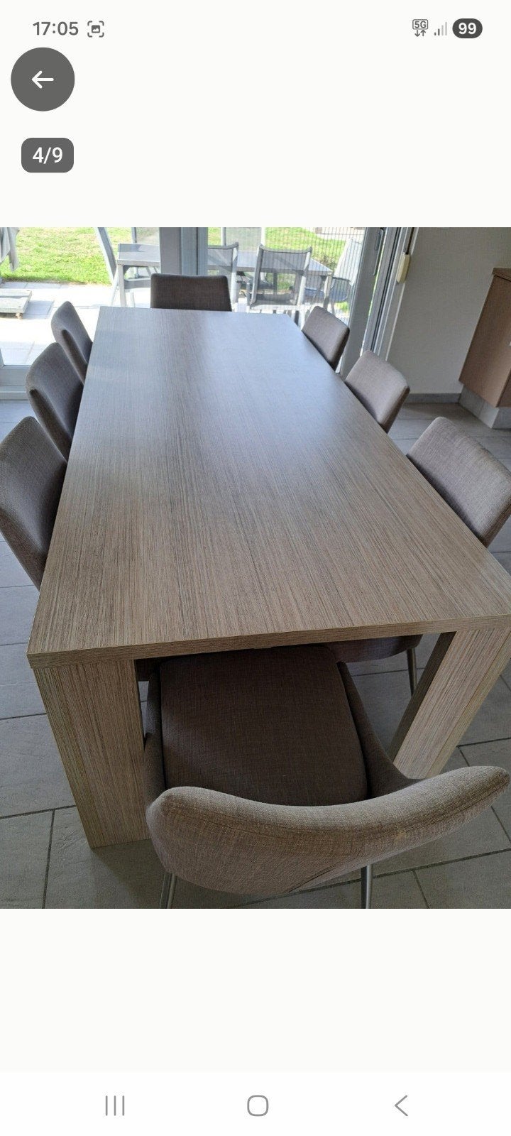 ASAP af te halen - volledige eetkamer - 8 stoelen - kast ..., Ophalen