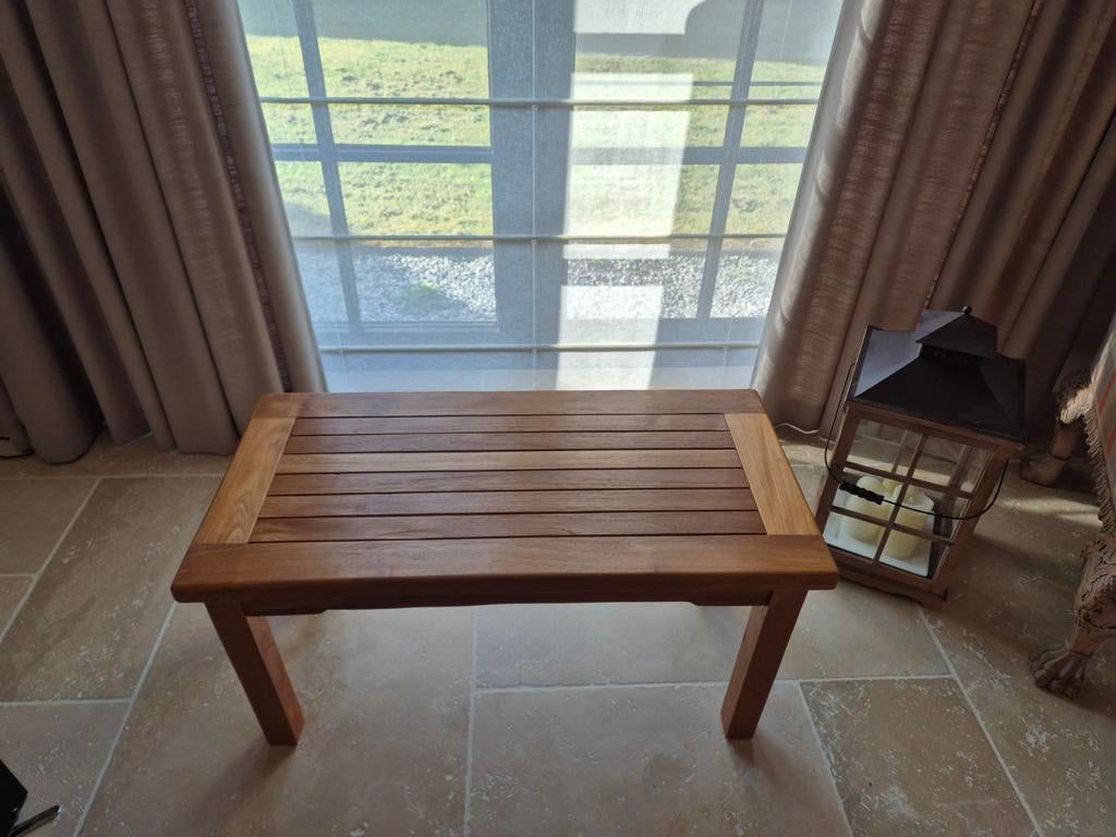Tuintafeltje Teak, Ophalen
