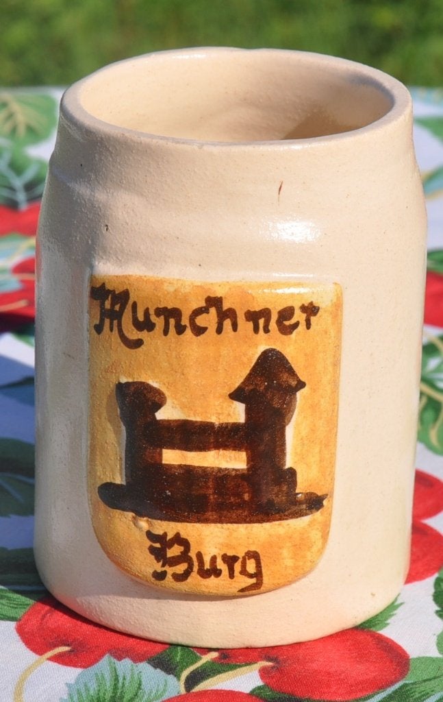 chope terre cuite munchen burg 25 cl, Enlèvement ou Envoi