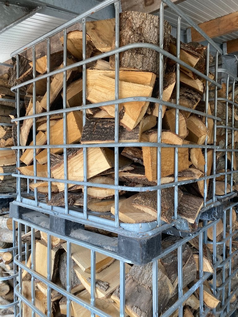 Brandhout eik, Ophalen, Eikenhout, Blokken