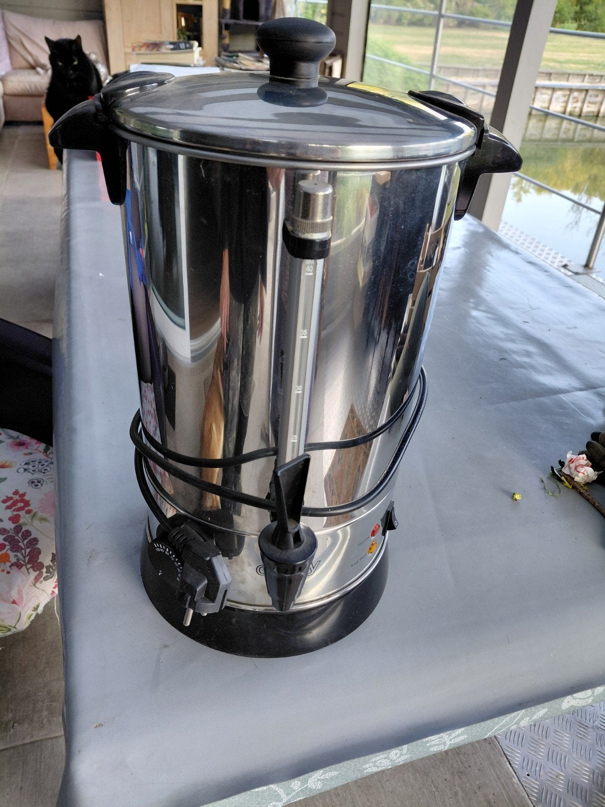 Perculator, Huis en Inrichting, Keuken | Potten en Pannen, Ophalen, Zo goed als nieuw