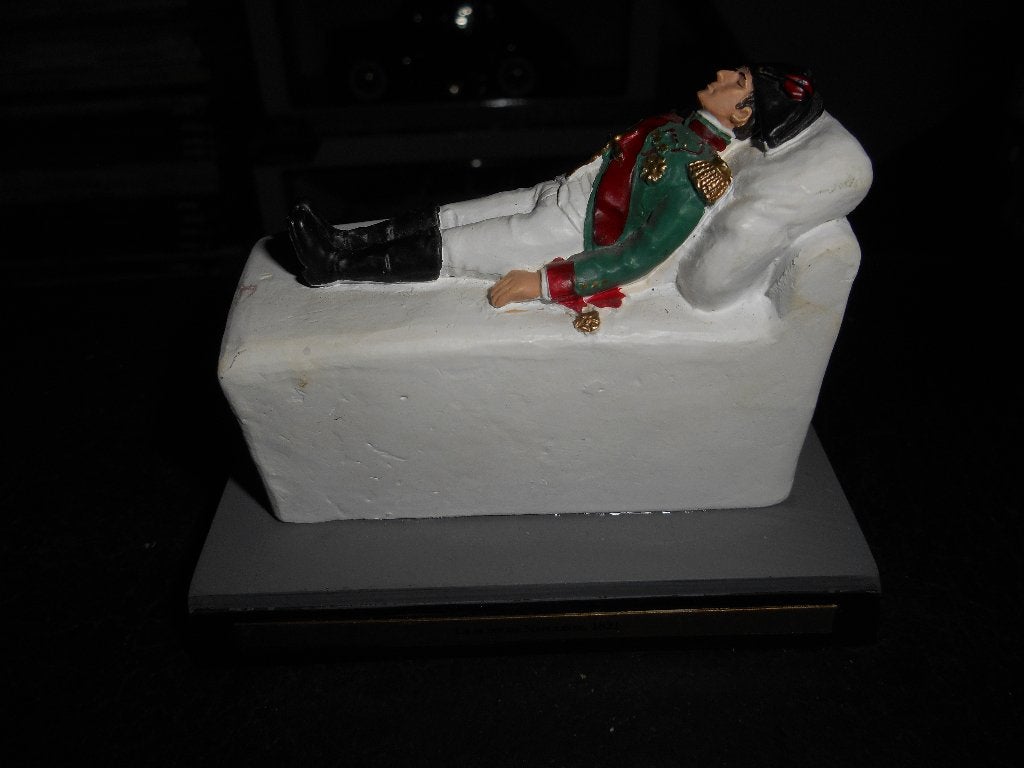 La mort de Napoléon 1821 figurine en plomb, Ophalen of Verzenden