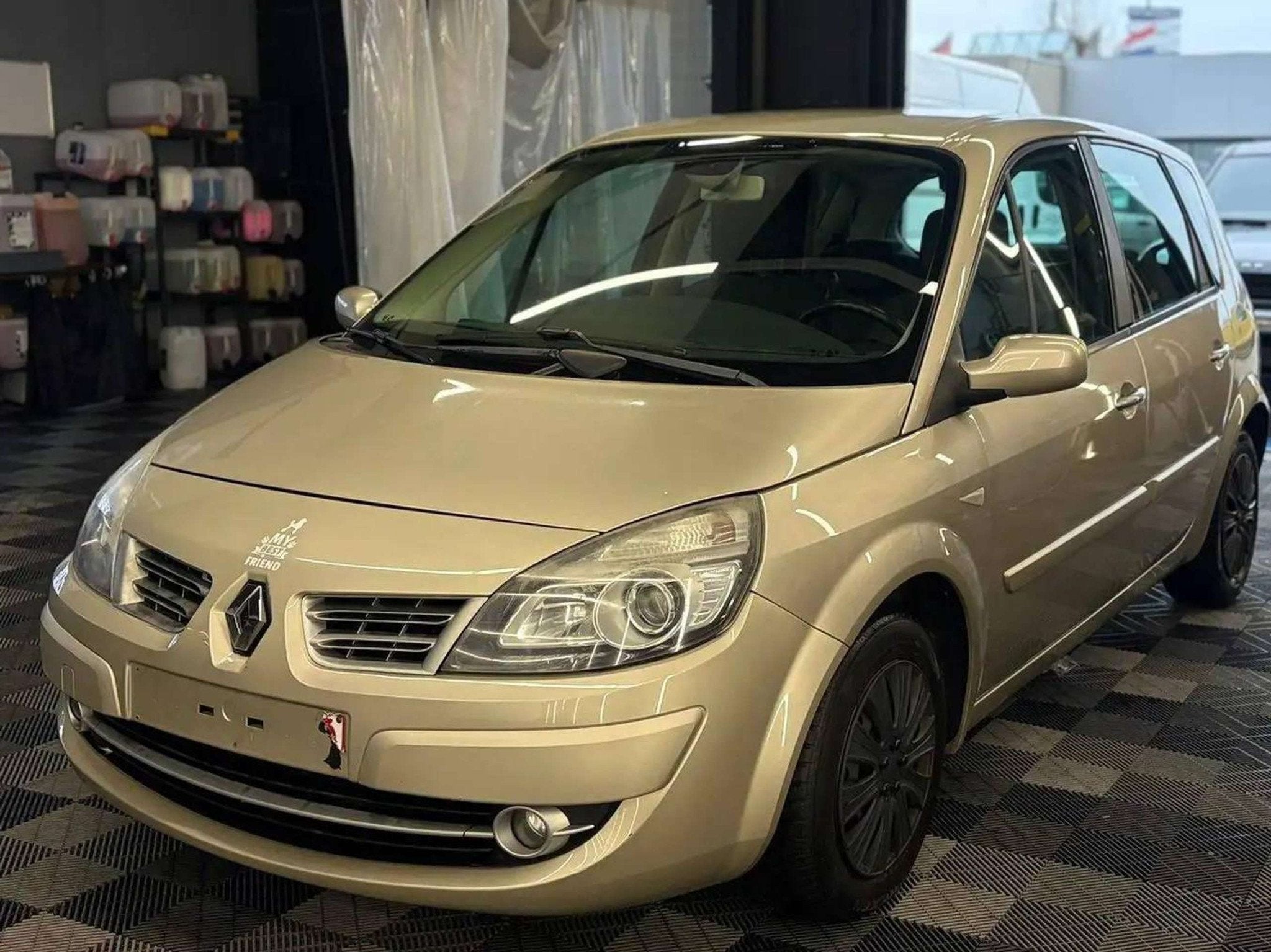 Renault Megane SCENIC 1.6l BENZINE Bj. 2009, Auto's, 112 pk, Gebruikt, 82 kW, Beige