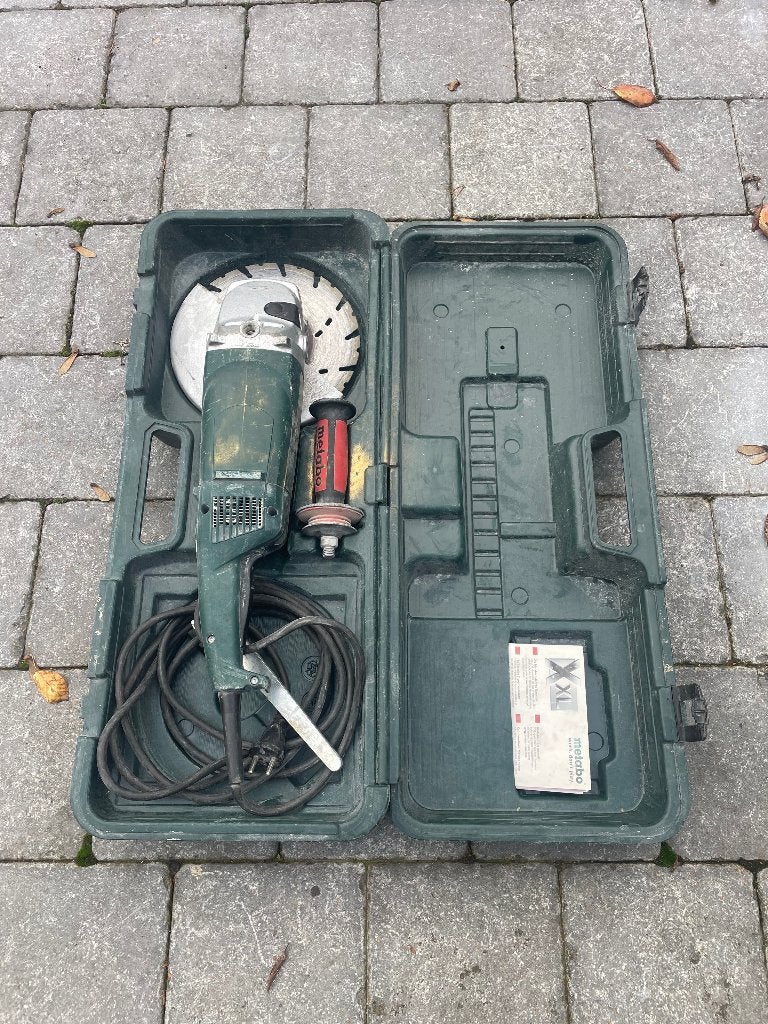 Disqueuse Metabo WX 23-230 – coffret + 2 disques neufs, Bricolage & Construction, Enlèvement, Utilisé, 1000 watts ou plus, Meuleuse d'angle