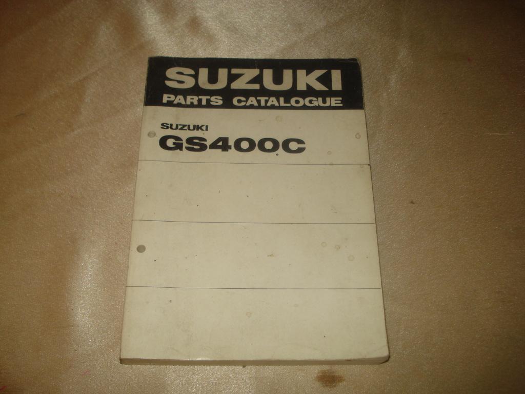 SUZUKI GS400C Ancien Catalogue des Pièces, Motoren, Handleidingen en Instructieboekjes, Ophalen of Verzenden, Suzuki