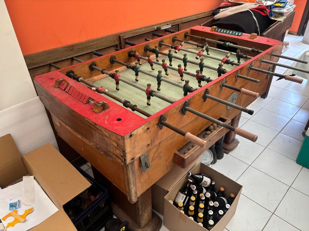 Antieke sjotterkas Stakanit, Sports & Fitness, Billards & Billards américains, Comme neuf, Enlèvement