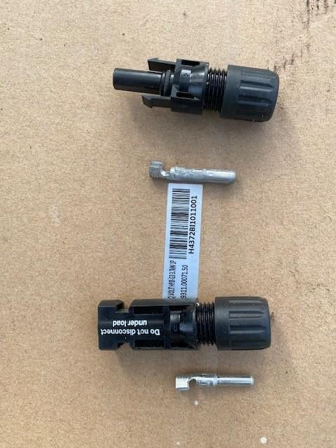 zonnepaneel connectors MC4  250STUKS mannelijk en vrouwelijk, Enlèvement, Neuf, Prise de courant