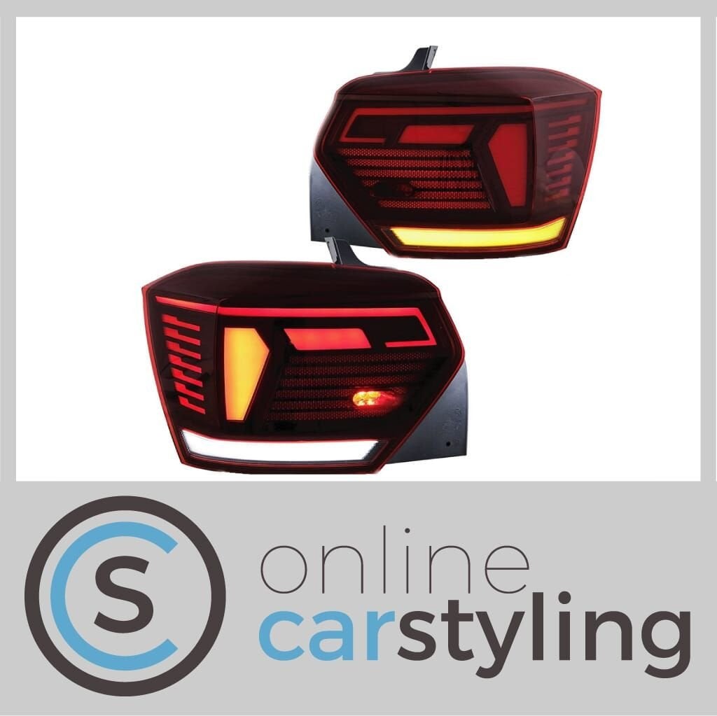 LED Achterlichten VW Polo 2G Rood Smoke Lightbar Design, -, Volkswagen, -, Nieuw