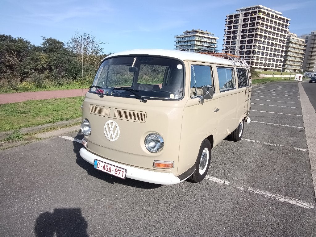 VW T2, Auto's, 4 deurs, Volkswagen, Leder en Stof, Beige
