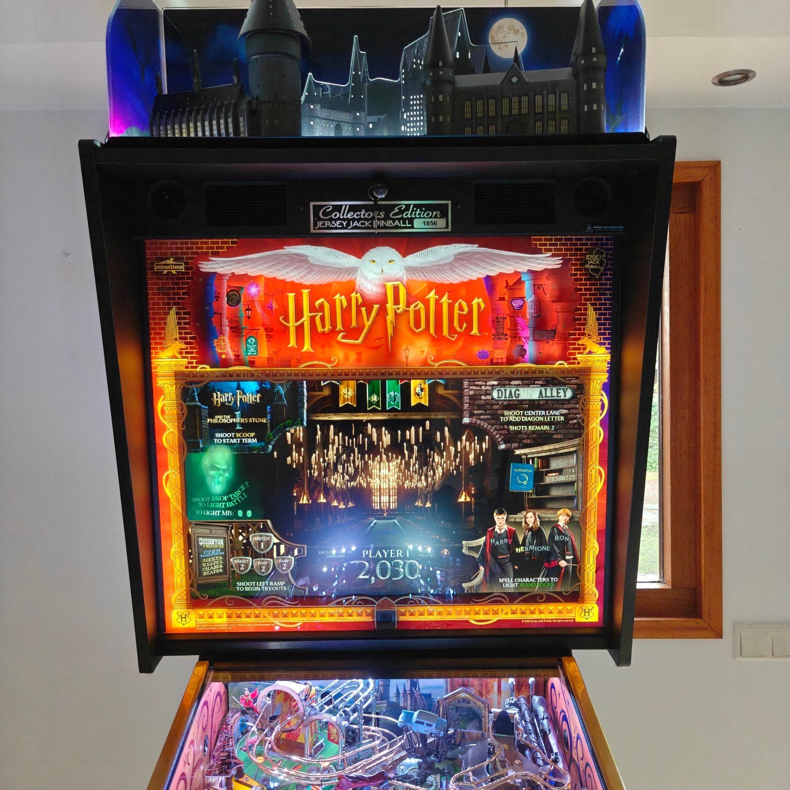 Harry Potter Collector’s Edition flipperkast (JJP), Ophalen, Zo goed als nieuw, Overige soorten, Flipperkast