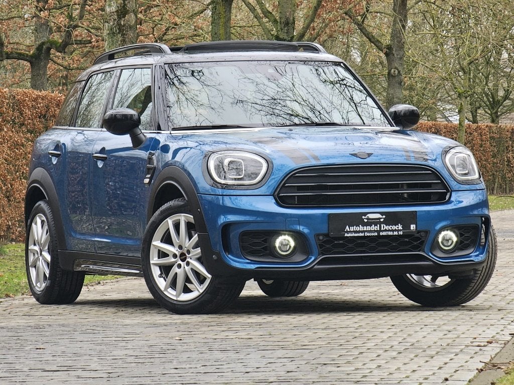 Mini countryman 1.5 benzine JCW | SCHAALSTOELEN | CAMERA, Auto's, Mini, Stof, Countryman, Blauw, Bedrijf