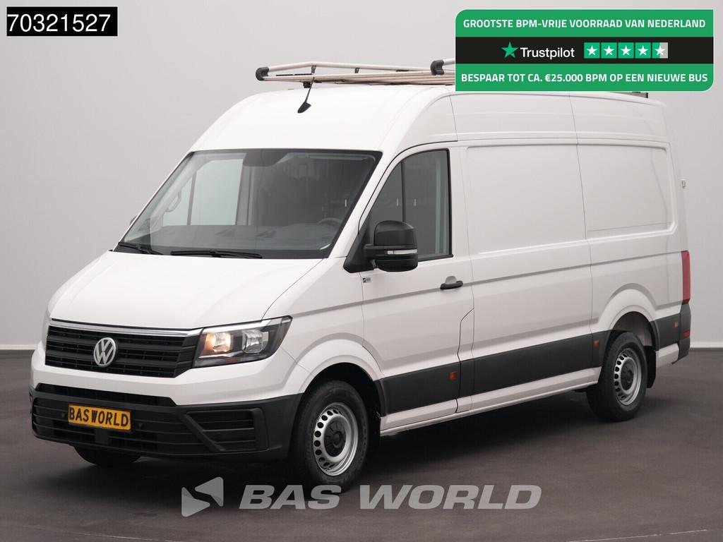 Volkswagen Crafter 140pk L3H3 Airco Imperiaal Parkeersensore, Auto's, Stof, Gebruikt, Euro 6, 4 cilinders