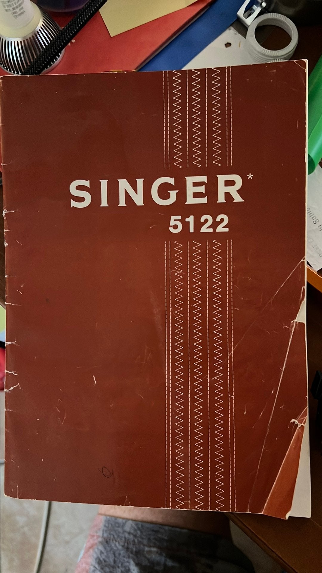 Manuel machine a coudre Singer 5122, Hobby & Loisirs créatifs, Enlèvement ou Envoi, Comme neuf, Machine à coudre, Singer