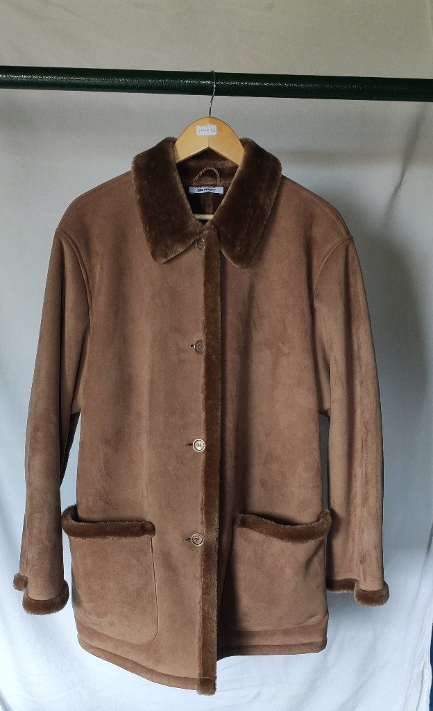 winterjas, Ophalen, Bruin, Maat 42/44 (L), Damart