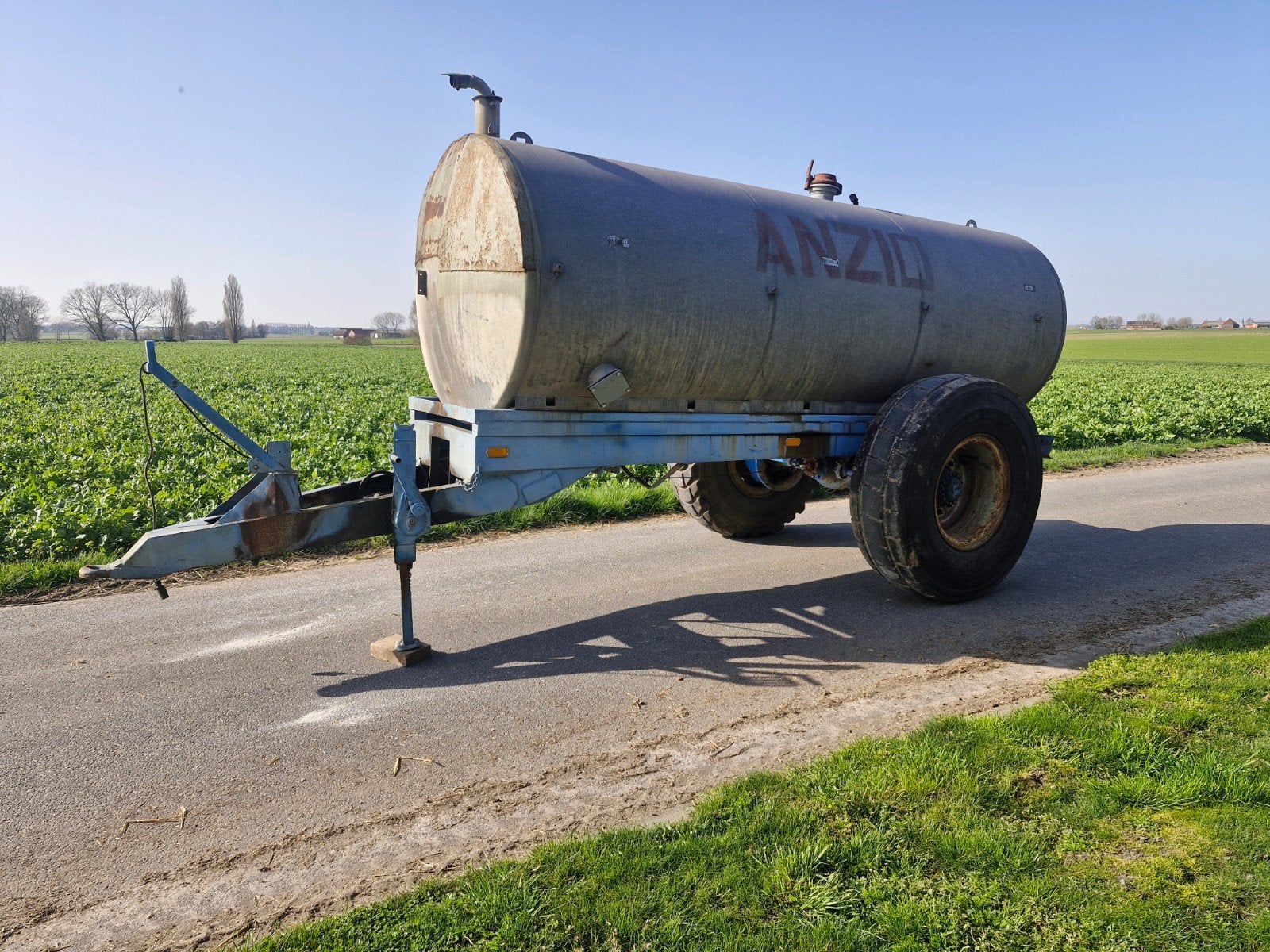 Watertank 7000l, Ophalen