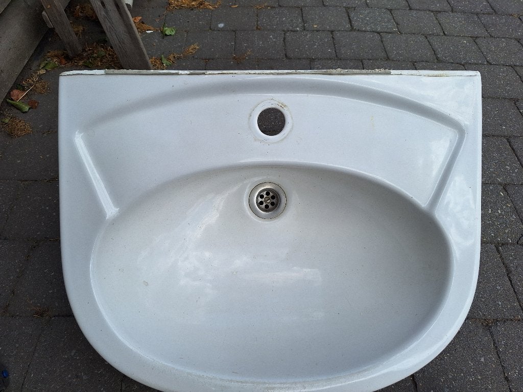 Lavabo, Doe-het-zelf en Bouw, Ophalen, Gebruikt, Steen, Wastafel
