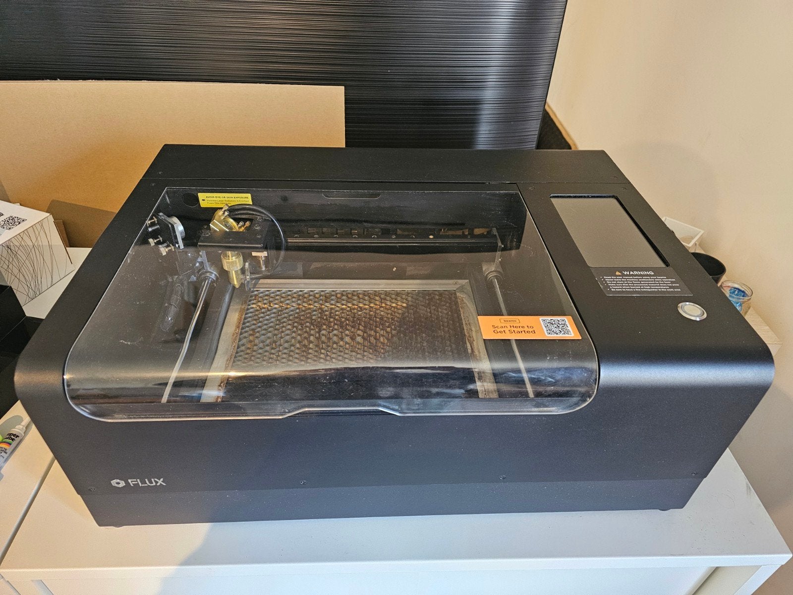 FLUX BEAMO 30W CO2 LASER, Enlèvement, Utilisé