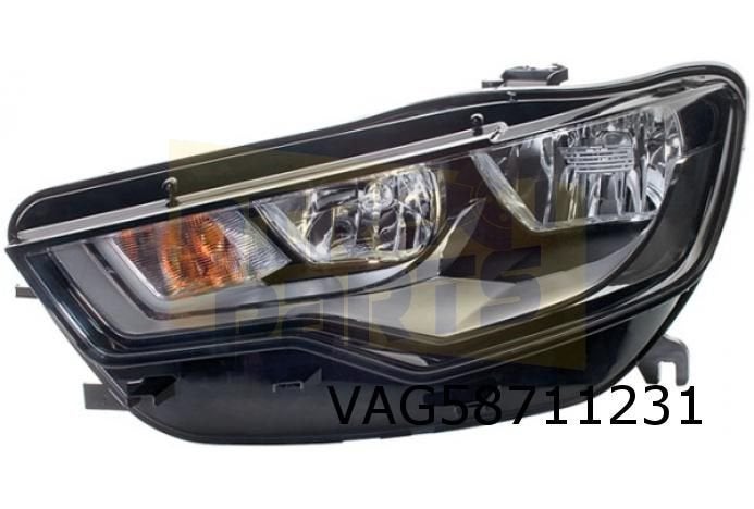 Audi Q3 (6/11-1/19) Koplamp Links Origineel! (halogeen) 8U09, -, Verzenden, -, Nieuw