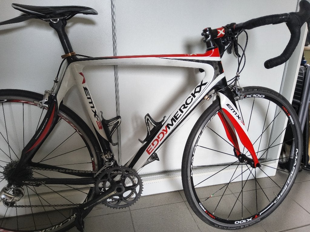 EMX 3 wit, 28 inch, Carbon, Zo goed als nieuw, 15 tot 20 versnellingen