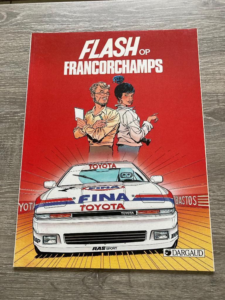 Strip Flash op Francorchamps, Boeken, Eén stripboek, Ophalen, Zo goed als nieuw