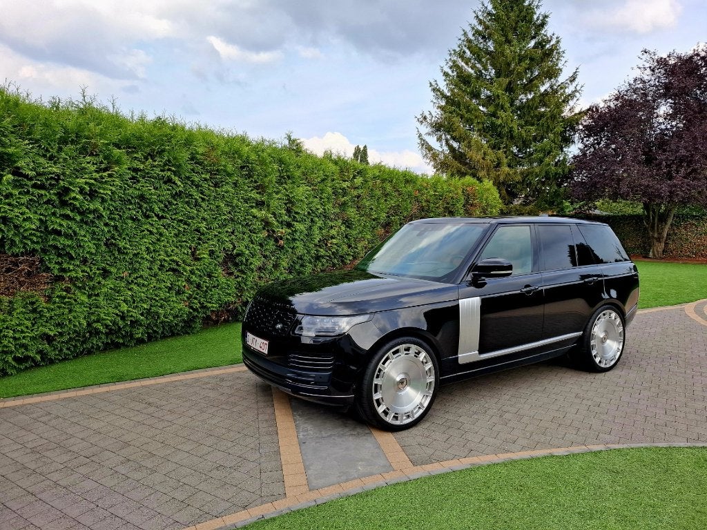 Range Rover P400E Autobiography Ful Full Option Nieuwstaat !, Automaat, Dealer onderhouden, Zwart, Leder
