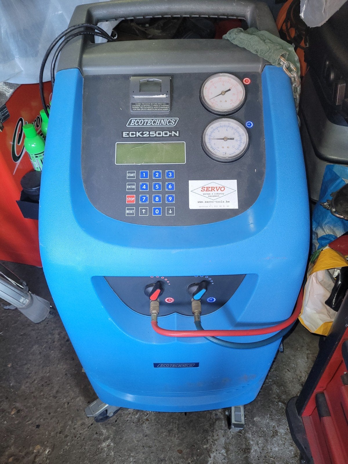Airco machine, Ophalen