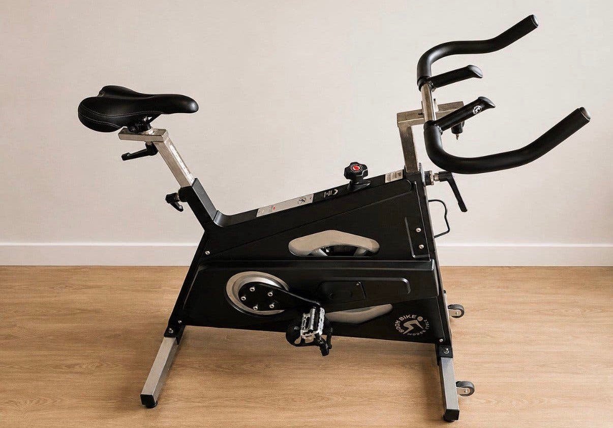 Vélo spinning My Body Bike - premium - noir, Sports & Fitness, Enlèvement, Comme neuf, Métal, Vélo de spinning