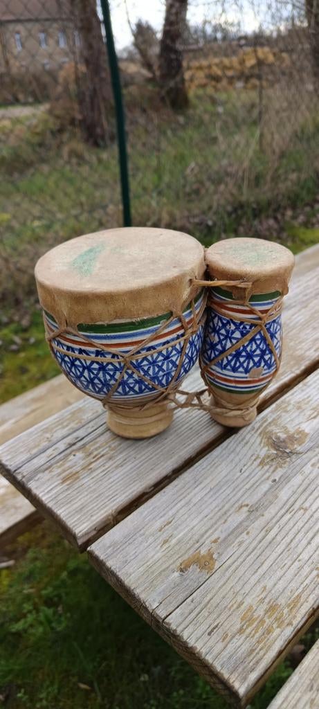 Magnifique Tbilat / Tambour Double Marocain, Musique & Instruments, Enlèvement ou Envoi, Tambour
