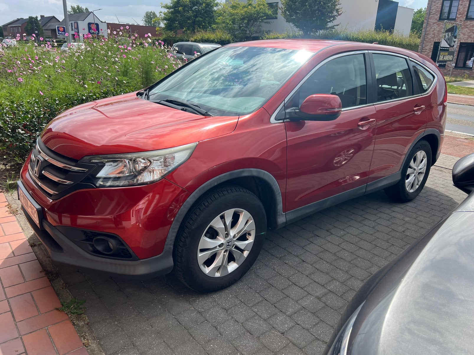 Honda Crv 2015, Autos, Rouge, Euro 5, Achat, Boîte manuelle