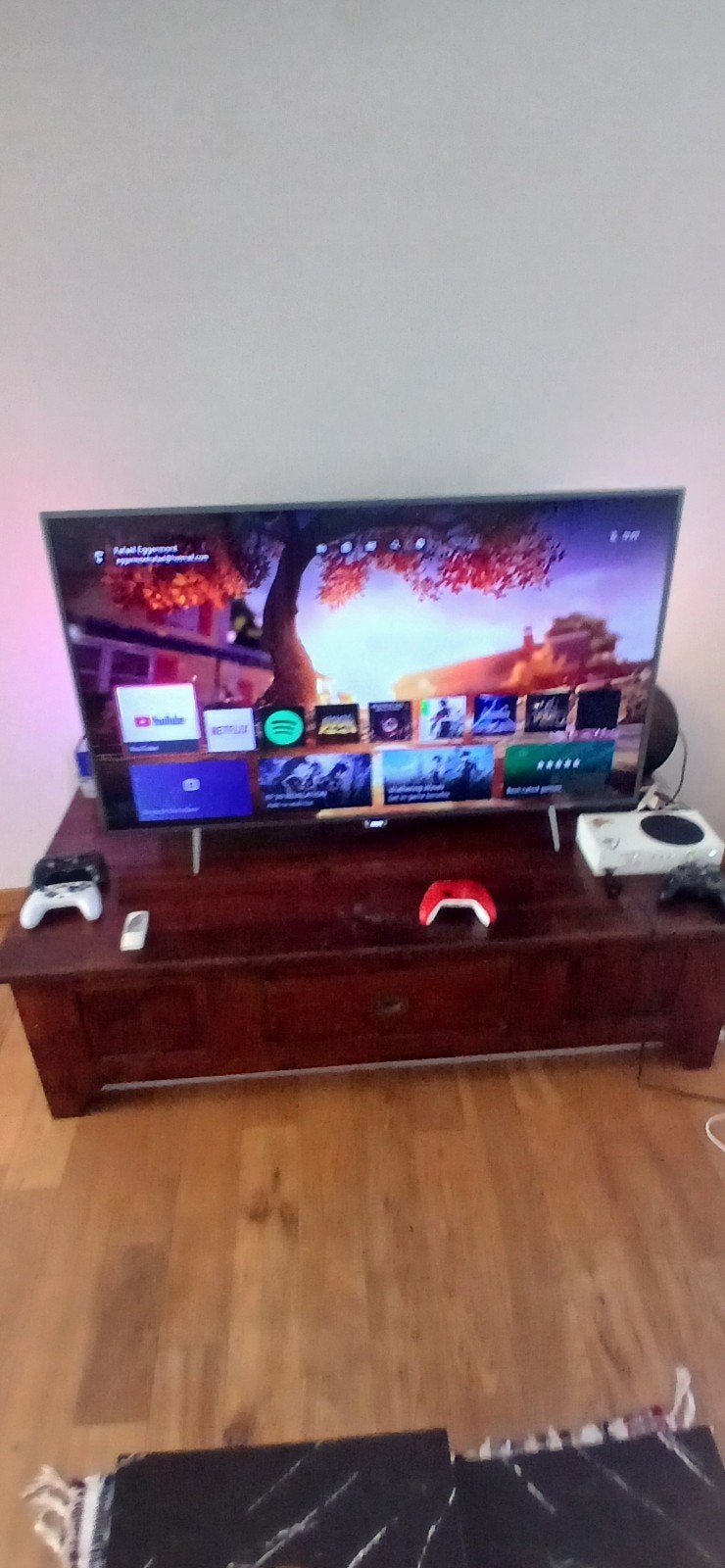 Phillips ambilight 55inch 4k met xbox series s, TV, Hi-fi & Vidéo, Enlèvement, Comme neuf