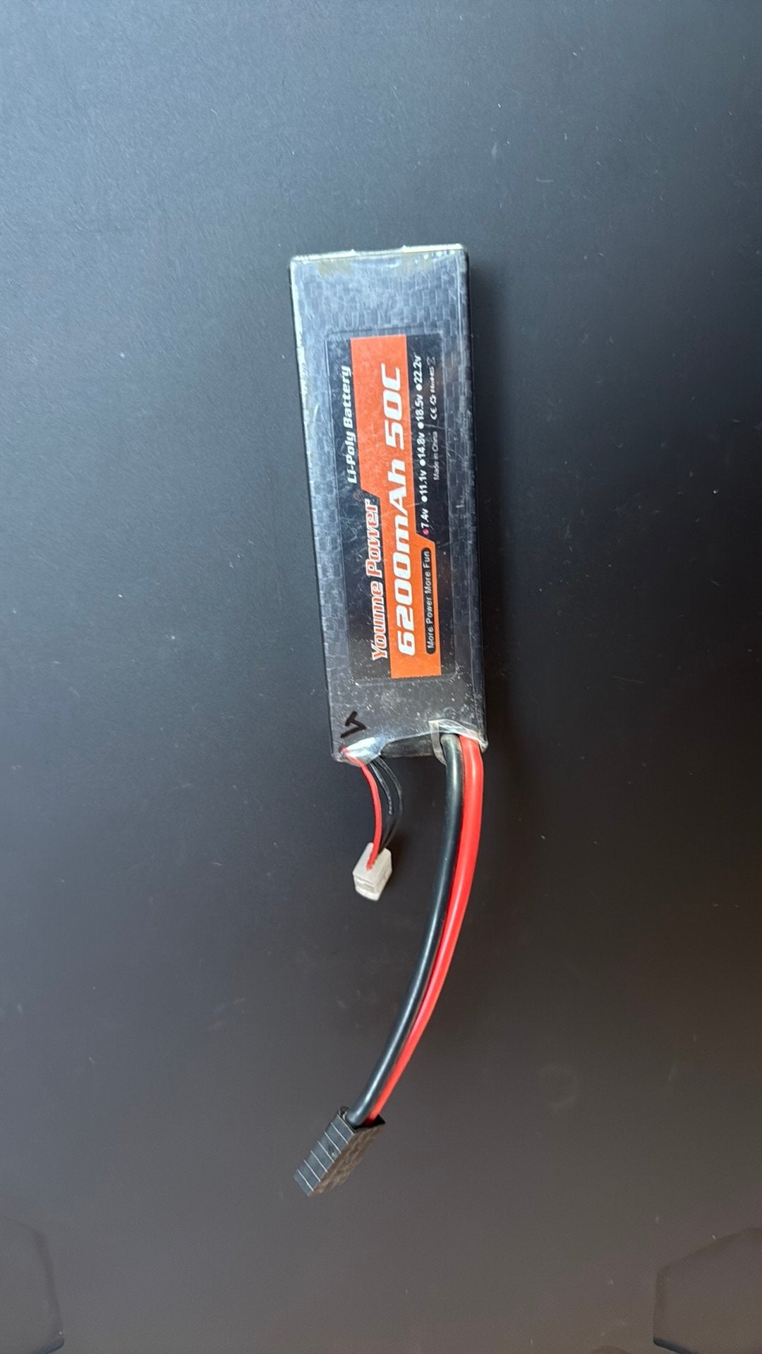 Lipo 2s 6200 mah, Ophalen of Verzenden, Zo goed als nieuw