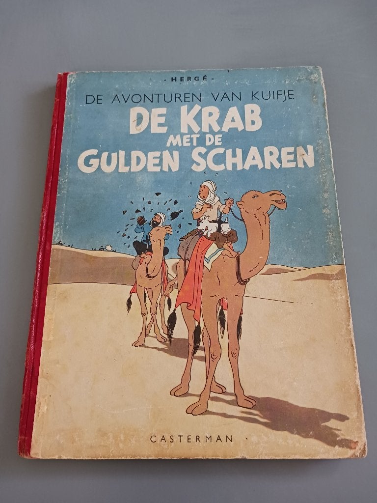 Kuifje, de Krab met de Gulden Scharen HC eerste druk, Une BD, Enlèvement ou Envoi, Utilisé