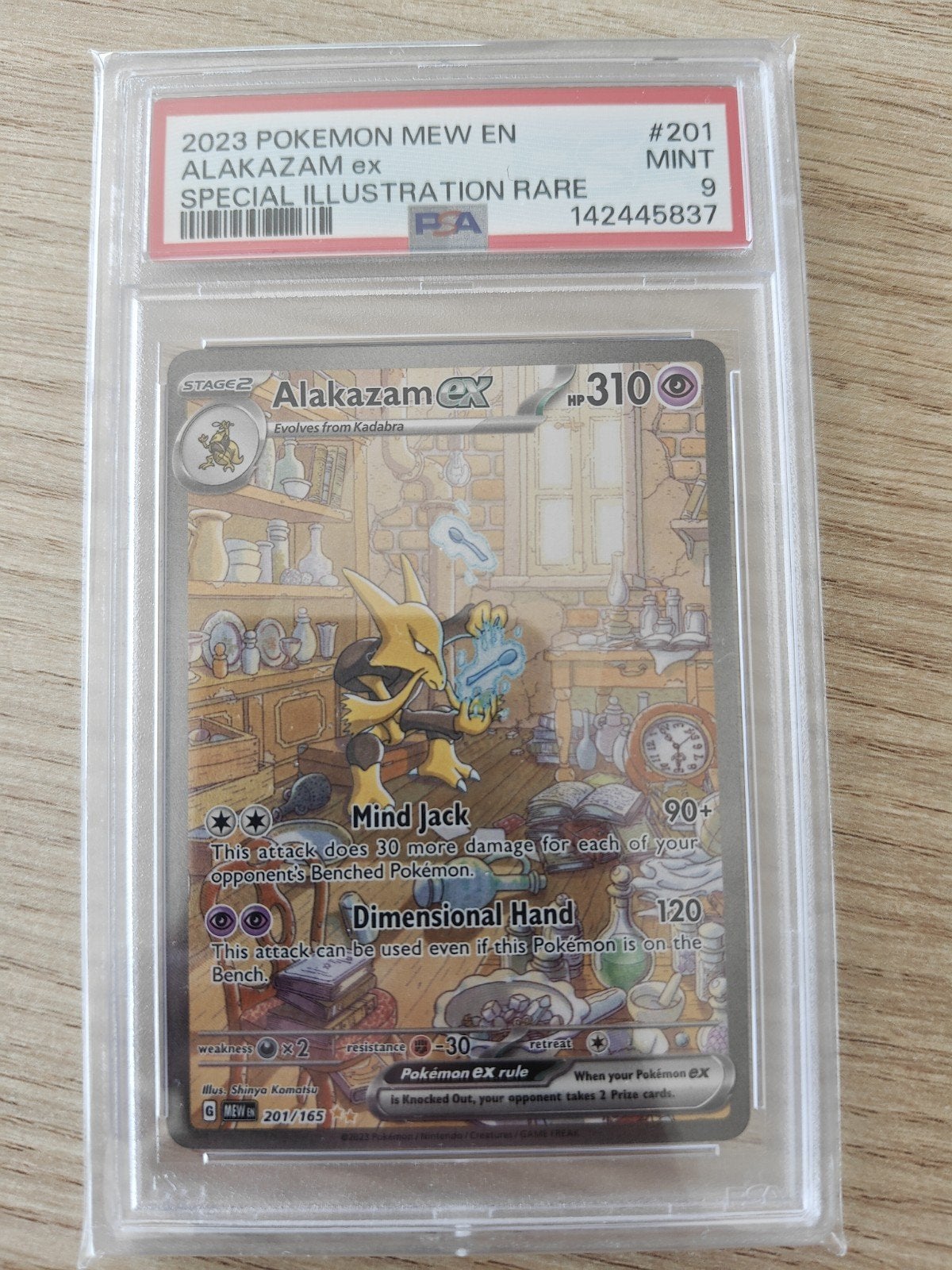 Alakazam Ex #201 PSA 9 Pokémon kaart, Hobby en Vrije tijd, Verzamelkaartspellen | Pokémon, Ophalen of Verzenden, Nieuw, Losse kaart