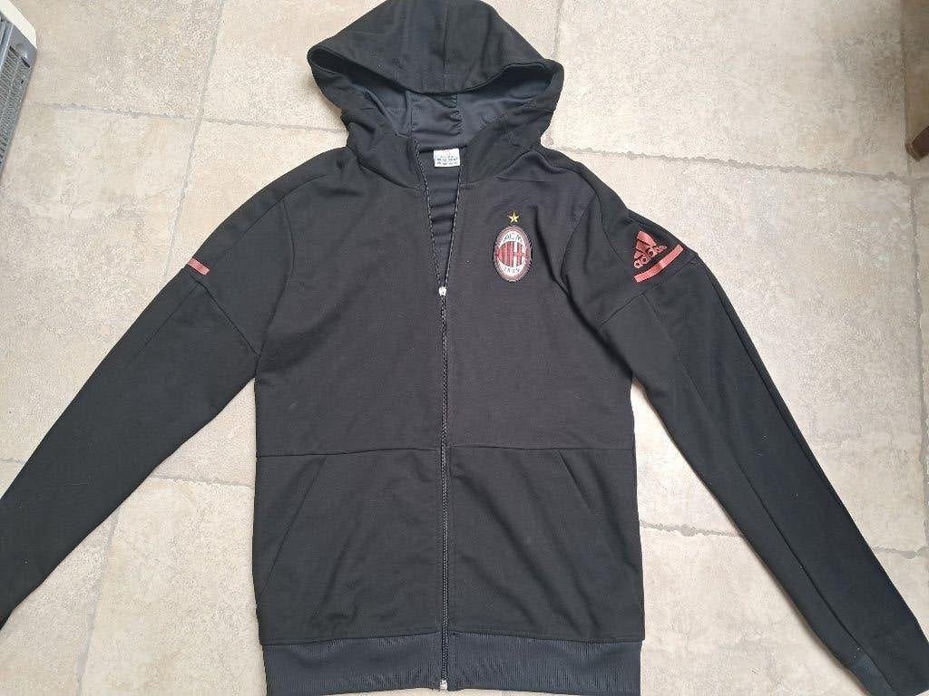 Merk Adidas : jas AC Milaan mt Large, Maat 52/54 (L), Zwart, Ophalen of Verzenden, Adidas