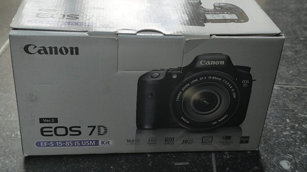 camera Canon 7D, Ophalen, Spiegelreflex, Canon, Geen optische zoom