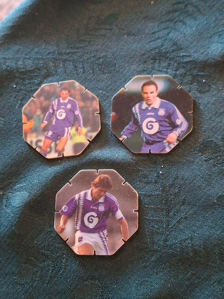 3 Topshots / RSC Anderlecht / 1994-1995, Enlèvement ou Envoi, Comme neuf, Autres types