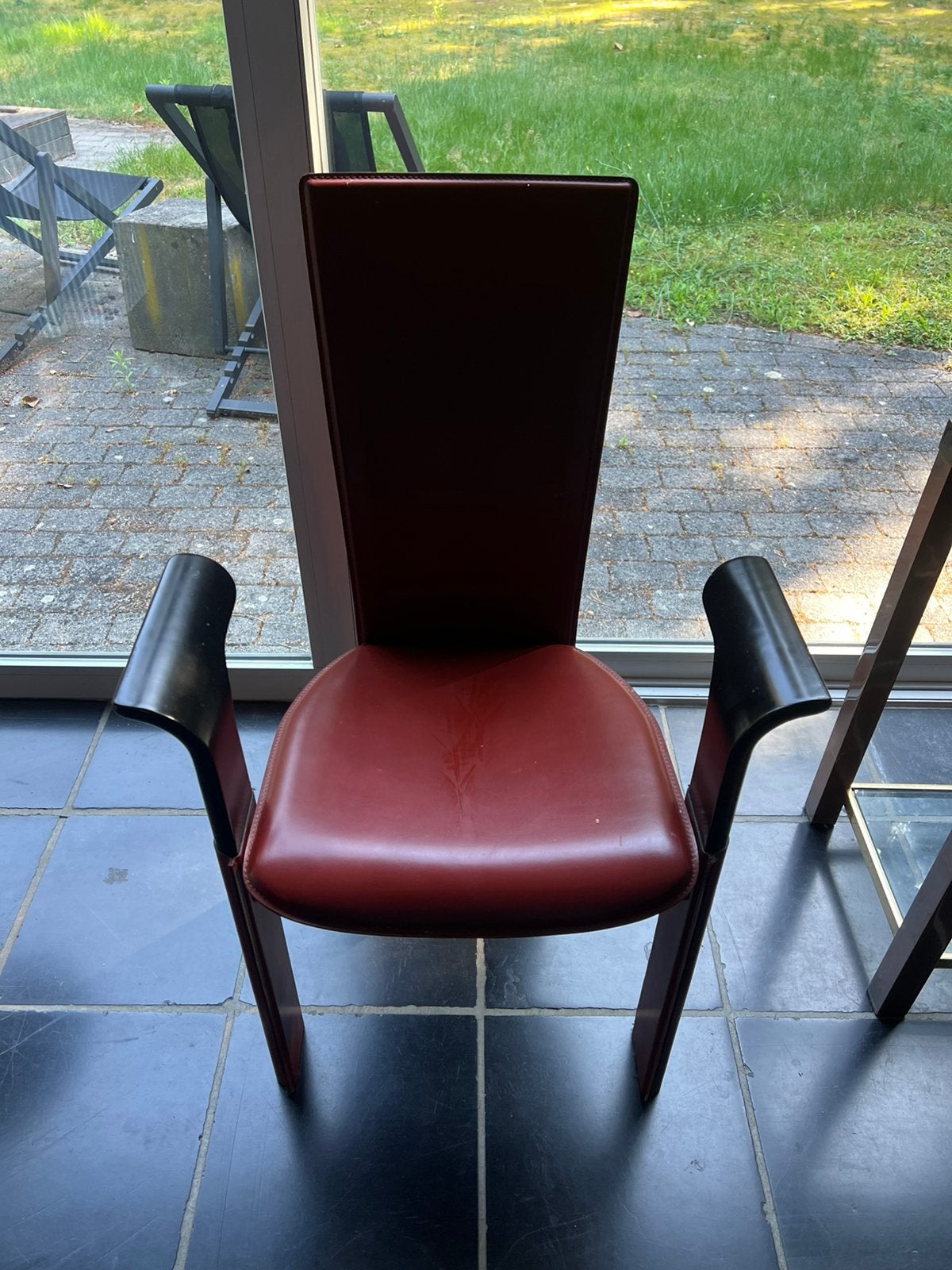 6 stuks stoelen, Huis en Inrichting, Ophalen of Verzenden, Gebruikt, Rood, Vijf, Zes of meer stoelen