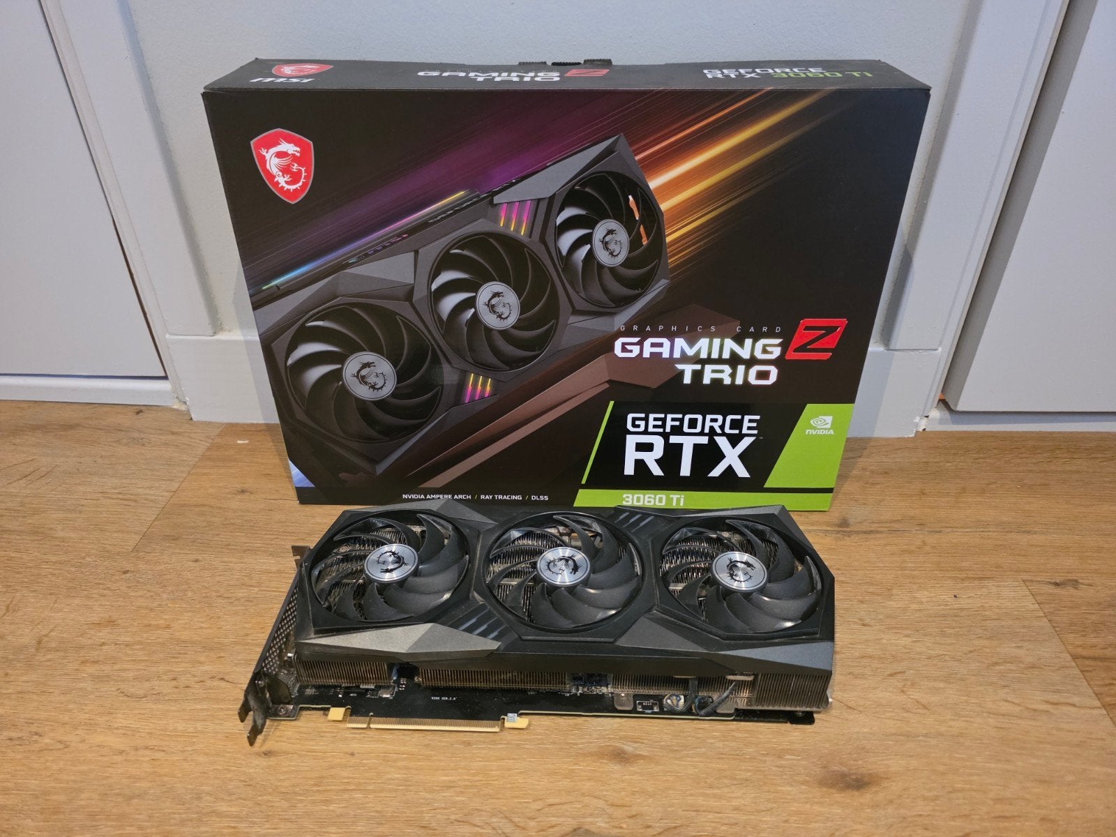 MSI RTX 3060 Ti Gaming Trio Z - 8GB, Informatique & Logiciels, Cartes vidéo, Utilisé, Enlèvement ou Envoi