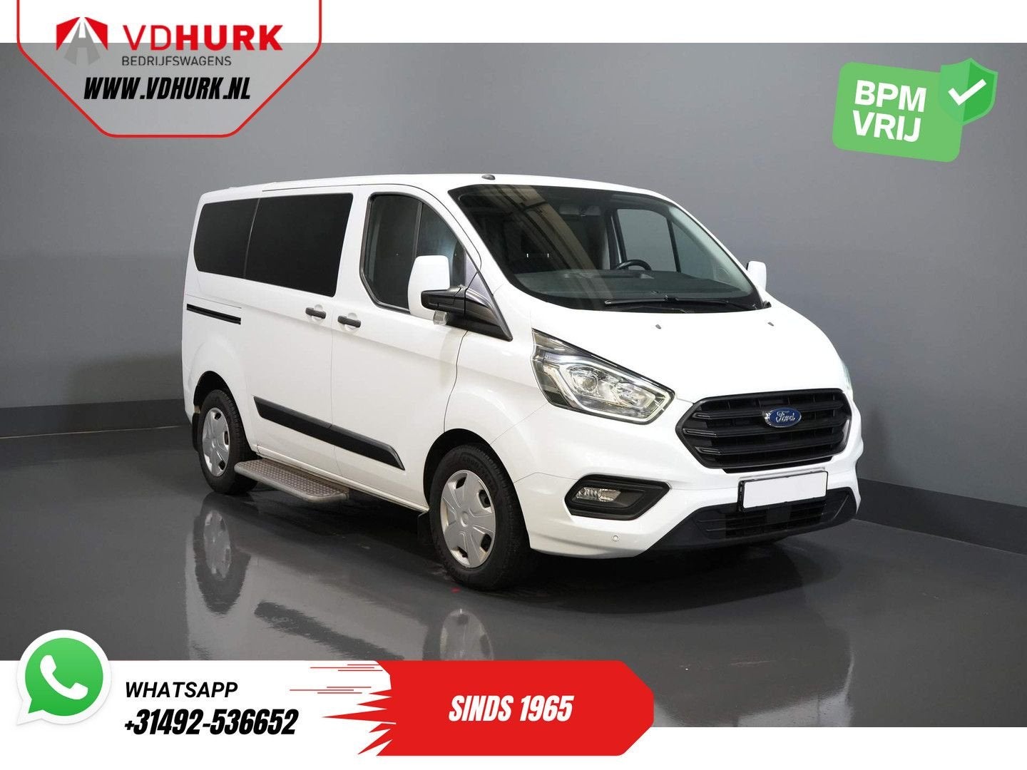 Ford Transit Custom Tourneo 2.0 TDCI € 25.717,- incl. BTW/BP, Auto's, Bestelwagens en Lichte vracht, Bedrijf, ABS, Airconditioning