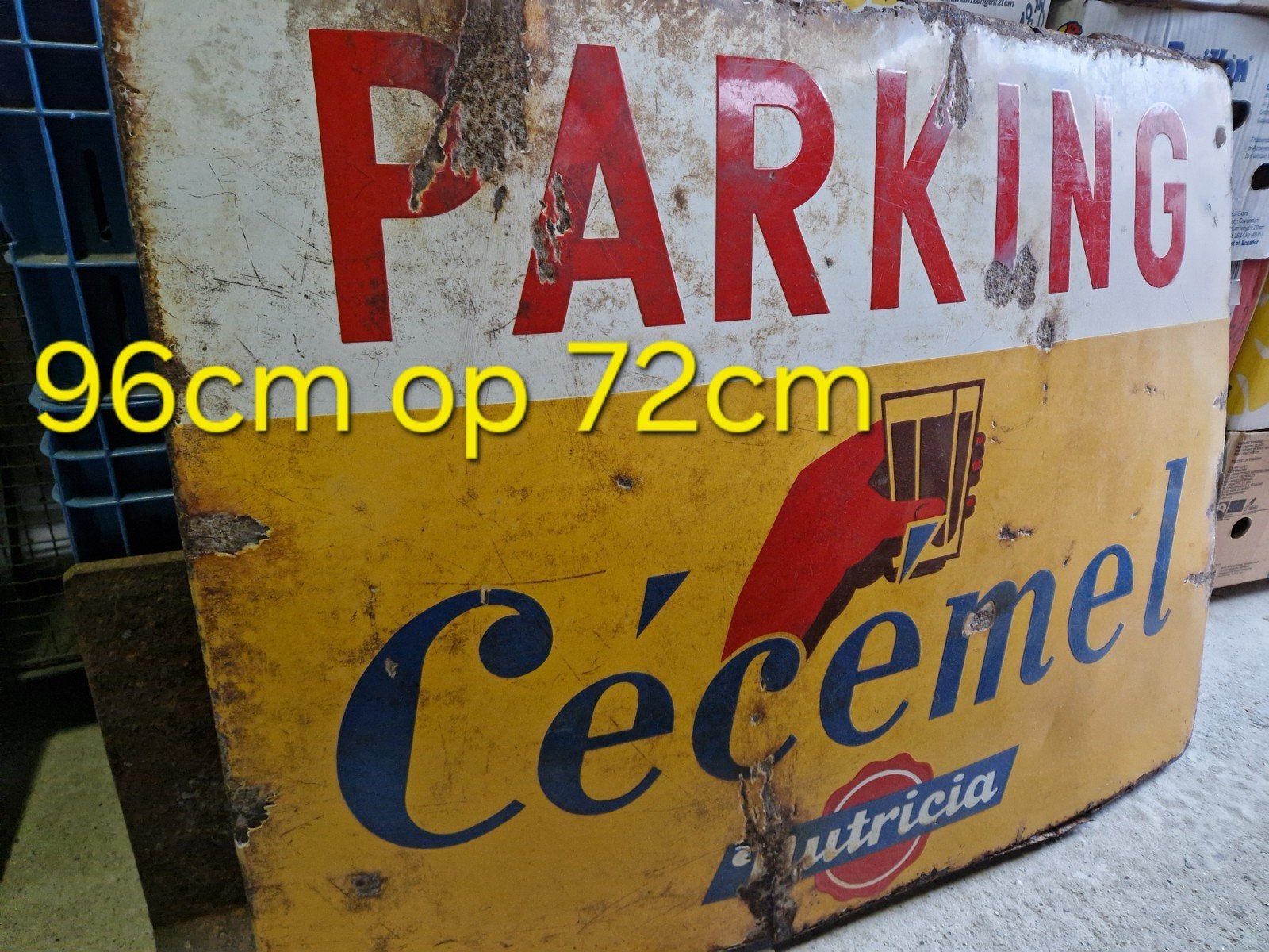 emaille (cecemel), Verzamelen, Ophalen